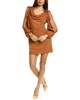 tie sleeve mini dress