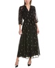v-neck maxi dress