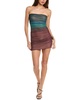 holder rhinestone mini dress