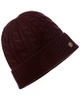 chunky knit cable cashmere hat