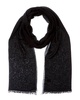 cashmere-blend crinkle scarf