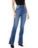 the cooper straight leg jeans with side slit in being alive