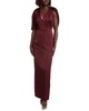 Aidan Mattox Crepe Back Satin Gown