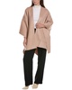 reversible wool & cashmere-blend serape