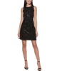 jewel neck a-line dress