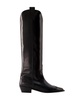 aruna boots -  - leather - black