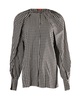 checked blouse in multicolor viscose
