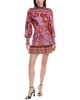 smocked mini dress