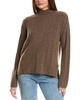 sloppy turtleneck cashmere sweater
