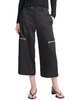 low-rise satin parachute crop pant
