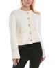 ebony cashmere-blend cardigan