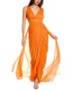 silk chiffon gown