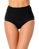 side shirr high-waist tummy control bottom