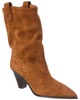Aquazzura Boogie Suede Cowboy Bootie