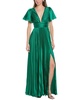 jupiter pleated sleeve gown