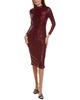 Anne Klein Womens Sequined Midi Dress