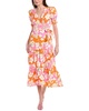 midi wrap dress
