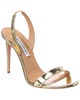 Aquazzura So Nude 105 Leather Slingback Sandal
