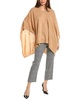 cashmere v-neck cashmere poncho