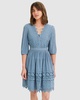 sweet talk eyelet mini dress