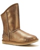 cosy short leather boot
