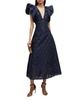 morin dress in navy