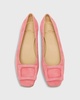 buckle shoe in peony