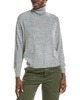 wool & cashmere-blend overarm rib roll neck jumper
