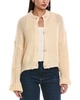 pearls a trous cashmere-blend cardigan