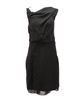 cocktail dress in black polyester