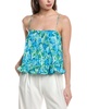 AMUR Kersten Pleated Top