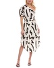 rio linen-blend midi dress
