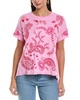raw edge swing t-shirt