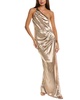mira one-shoulder gown