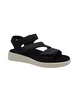 marina sandals in black calf