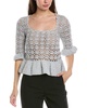 GANNI Crochet Top