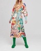 print knit midi dress in perseo