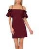 adrianna eve knit crepe cocktail dress