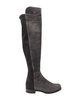 5050 knee high boots in grey suede