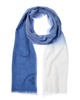 cashmere-blend dip dye wrap