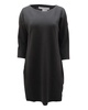 sweater dress in black wool