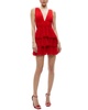 holly asymmetrical ruffle mini dress