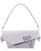 snatched leather shoulder bag