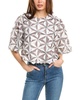 sequin pinwheel motif top