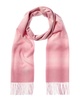 cashmere ombre windowpane cashmere scarf