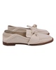 soft maxi clarita loafers in cream leather
