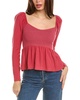 Nation LTD Zoie Babydoll Top