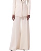 high-waist wide leg wool-blend pant