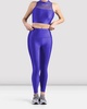 mirella glow high neck crop top in azure