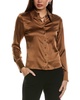willa 70s silk-blend top